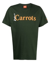 Carrots Logo Cartoon Print T Shirt