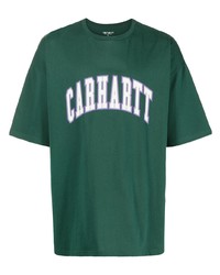 Carhartt WIP Logo Print Cotton T Shirt