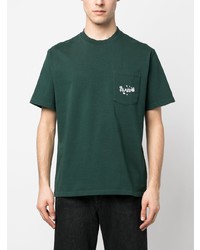 Palmes Logo Print Organic Cotton T Shirt