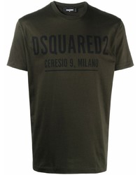 DSQUARED2 Logo Print Short Sleeve T Shirt