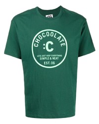 Chocoolate Logo Print Short Sleeved T Shirt