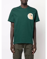 Carhartt WIP Longhaul Big Logo Print Organic Cotton T Shirt