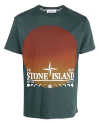 Stone Island Lunar Eclipse Two Print T Shirt