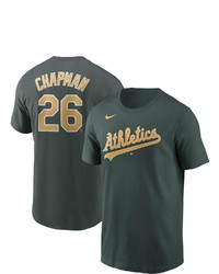 Nike Matt Chapman Green Oakland Athletics Name Number T Shirt At Nordstrom