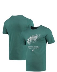 New Era Midnight Green Philadelphia Eagles Combine Authentic Go For It T Shirt