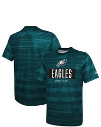 New Era Midnight Green Philadelphia Eagles Combine Authentic Sweep T Shirt At Nordstrom