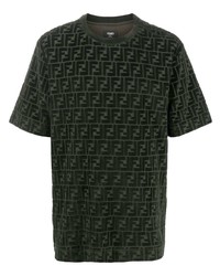 Fendi Monogram Print T Shirt