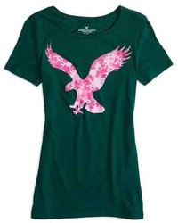 American Eagle O Factory Signature Graphic T Shirt