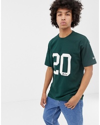 New Era Oversized Baseball T Shirt With Chest Logo In Green