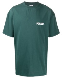 Vetements Polizei Crew Neck T Shirt