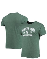 LEAGUE COLLEGIATE WEA R Heathered Green Michigan State Spartans Volume Up Victory Falls Tri Blend T Shirt In Heather Green At Nordstrom