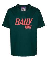 Bally Slogan Print Organic Cotton T Shirt