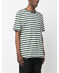 Junya Watanabe MAN Stripe Pattern Cotton T Shirt