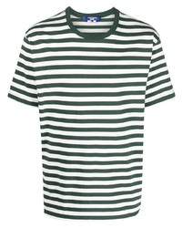 Junya Watanabe MAN Stripe Pattern Cotton T Shirt