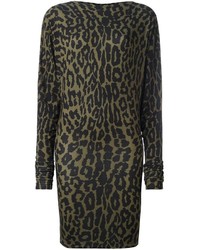 Alexandre Vauthier Leopard Print Dress