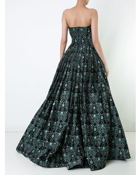 Isabel Sanchis Bejewelled Ball Gown