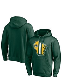 FANATICS Branded Green Green Bay Packers Hometown Collection Sweep Pullover Hoodie At Nordstrom