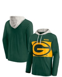FANATICS Branded Green Green Bay Packers Long Sleeve Hoodie T Shirt