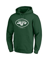 FANATICS Branded Green New York Jets Team Lockup Pullover Hoodie