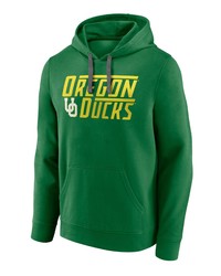 FANATICS Branded Green Oregon Ducks Favorite Longshot Pullover Hoodie At Nordstrom