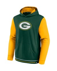 FANATICS Branded Greengold Green Bay Packers Block Party Pullover Hoodie