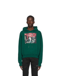 Off-White Green Caravaggio Painting Hoodie