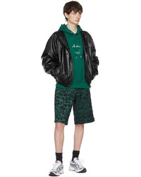 Andersson Bell Green Cotton Hoodie