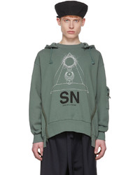 Undercover Green Cotton Hoodie