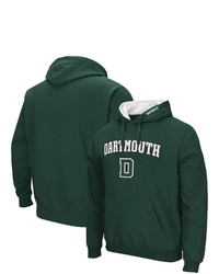 Colosseum Green Dartmouth Big Green Arch And Logo Pullover Hoodie