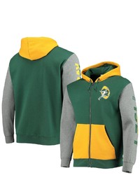 Mitchell & Ness Green Green Bay Packers Team Full Zip Hoodie Jacket At Nordstrom
