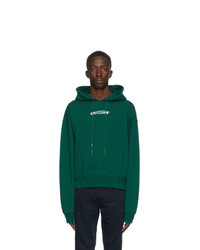 Off-White Green Hand Painters Hoodie