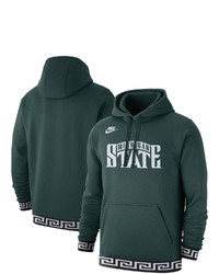Nike Green Michigan State Spartans Retro Pullover Hoodie