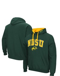 Colosseum Green Ndsu Bison Big Tall Arch Logo 20 Pullover Hoodie
