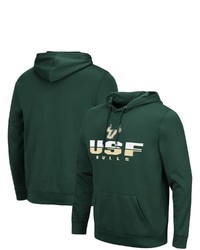 Colosseum Green South Florida Bulls Lantern Pullover Hoodie