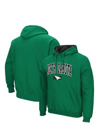 Colosseum Kelly Green North Dakota Arch And Logo Pullover Hoodie