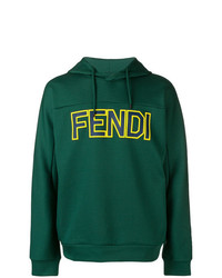 Fendi Logo Patch Hoodie