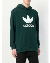 adidas hoodie dark green