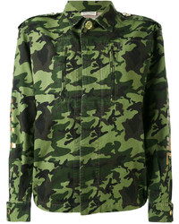EACH X OTHER Back Print Camouflage Military Jacket