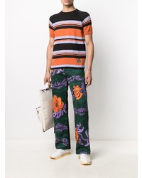 Marni Floral Painting Panelled Jeans