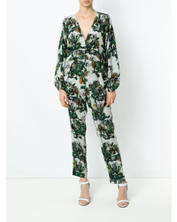 Andrea Marques Wide Sleeves Printed Jumpsuit Unavailable