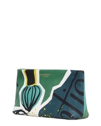Burberry Art Painted Leather Clutch