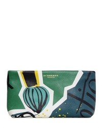 Burberry Art Painted Leather Clutch