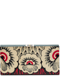 Valentino Printed Leather Clutch