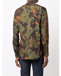 Versace Baroccoflage Print Shirt