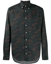 Gitman Vintage Leopard Running Print Shirt