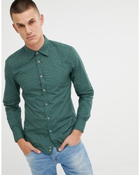 United Colors of Benetton Slim Fit Shirt With Printed Floral