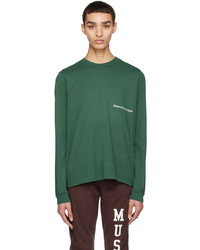 Museum of Peace & Quiet Green A Leisure Company Long Sleeve T Shirt
