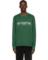 Mastermind World Green Box Logo Long Sleeve T Shirt