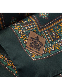 Dolce & Gabbana Printed Silk Twill Pocket Square