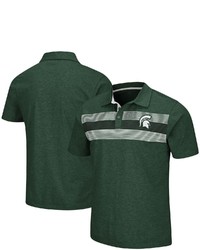 Colosseum Heathered Green Michigan State Spartans Logan Polo At Nordstrom
